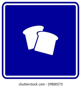 toast bread sign