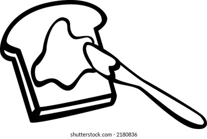 toast with butter