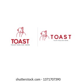 toast cafe logo vectors