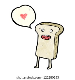 personaje de caricatura de tostadas