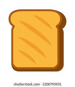 Toast Food icon. Vector illustration