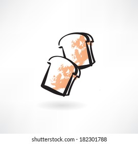 toast grunge icon