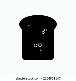 Toast Icon. Bread, Breakfast Symbol - Vector.