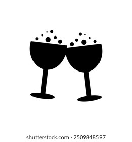 Toast icon illustrated on background