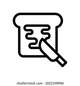 toast icon illustration vector graphic