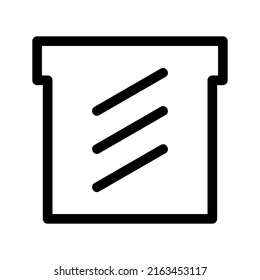 toast icon or logo isolated sign symbol vector illustration - high quality black style vector icons
