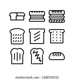 toast icon or logo isolated sign symbol vector illustration - Collection of high quality black style vector icons

