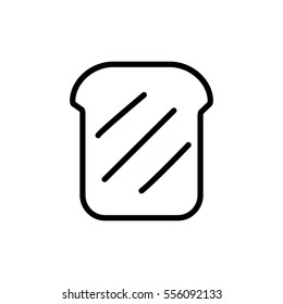 toast icon in vector