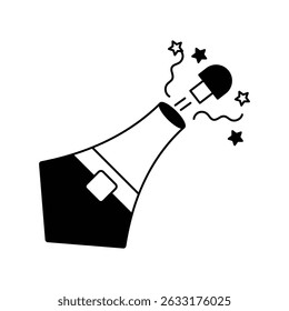 toast icon with white background vector stock illustration