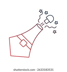 toast icon with white background vector stock illustration