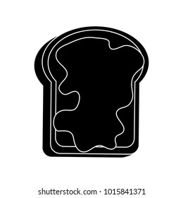 Toast with jam