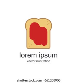 toast with jam icon