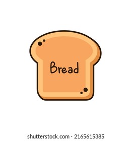 Toast logo. Bread vector. bread symbol. wallpaper. free space for text. bread logo design.