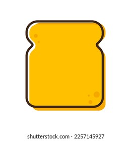 Toast logo. Bread vector. bread symbol. wallpaper. free space for text. bread logo design.