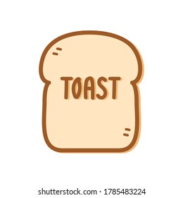 Toast logo design. Bread vector.free space for text. bread logo design.