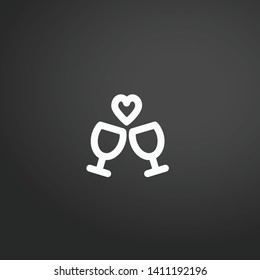 Toast vector icon. Toast concept stroke symbol design. Thin graphic elements vector illustration, outline pattern for your web site design, logo, UI. EPS 10.