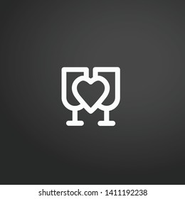 Toast vector icon. Toast concept stroke symbol design. Thin graphic elements vector illustration, outline pattern for your web site design, logo, UI. EPS 10.