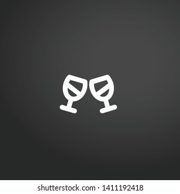 Toast vector icon. Toast concept stroke symbol design. Thin graphic elements vector illustration, outline pattern for your web site design, logo, UI. EPS 10.