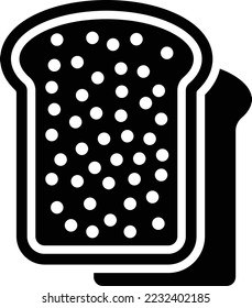 Toast Vector Icon Design Illustration
