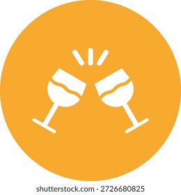 Toast-Vektorsymbol, Entwurfsgrafik