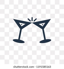 Toast vector icon isolated on transparent background, Toast transparency concept can be used web and mobile