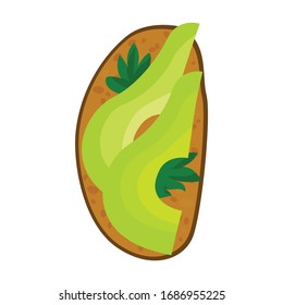 Icono del vector de tostadas.Icono del vector de dibujos aislados en tostadas de fondo blanco.
