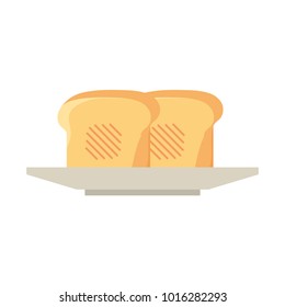 ilustración vectorial de tostadas