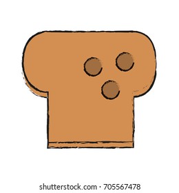 toast vector illustration