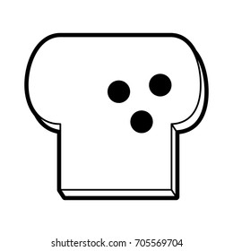 toast vector illustration