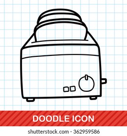 Toaster doodle