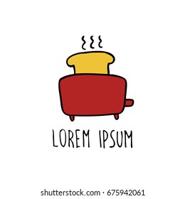 toaster doodle icon