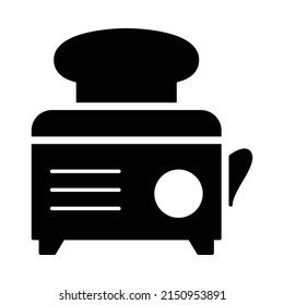 Toaster icon, bread toast icon vector illustration