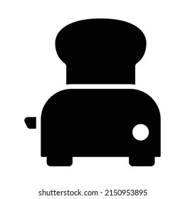 Toaster icon, bread toast icon vector illustration