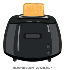 Toaster icon cartoon vector. Food oven. Bread machine