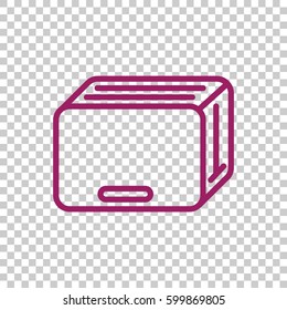 Toaster Icon Flat.