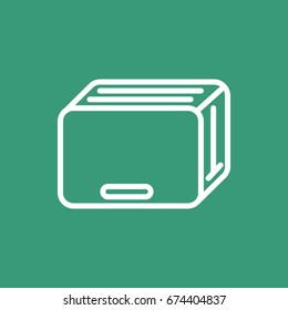 Toaster Icon Flat.