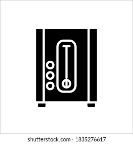 toaster icon with glyph style vector for your web design, logo, UI.