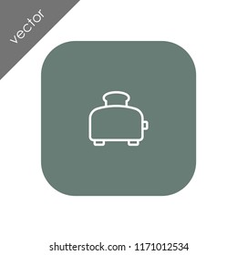 toaster icon - illustration