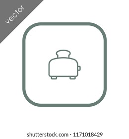 toaster icon - illustration