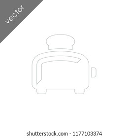 toaster icon - illustration