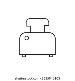 Design des Toaster-Icon-Illustrationselements