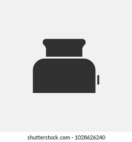 Toaster icon illustration isolated vector sign symbol