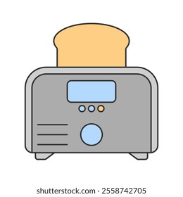 Toaster icon Illustration perfect for designs with a home appliance or everiday stuff theme