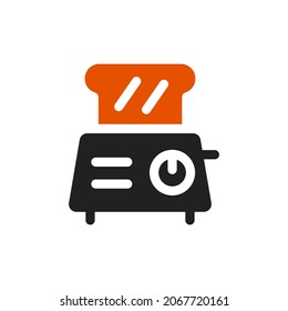 toaster icon illustration vector graphic