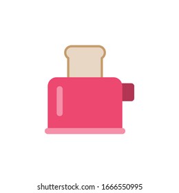toaster icon isolated on white background