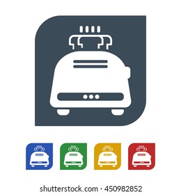 Toaster Icon Isolated on White Background.vector illustration icon