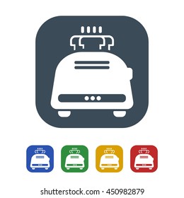 Toaster Icon Isolated on White Background.vector illustration icon