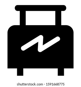 toaster icon isolated sign symbol vector illustration - high quality black style vector icons
