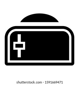 toaster icon isolated sign symbol vector illustration - high quality black style vector icons
