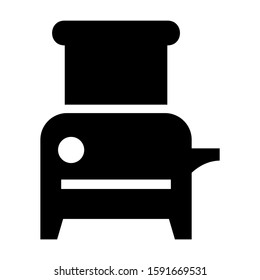 toaster icon isolated sign symbol vector illustration - high quality black style vector icons
